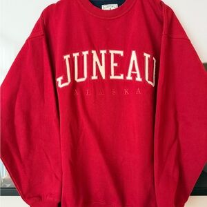 Red Juneau Alaska Men's Sweater